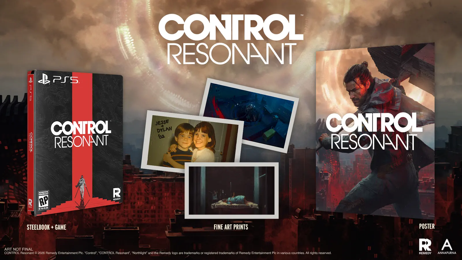 Official PS5 SteelBook package with game case, art prints and poster.