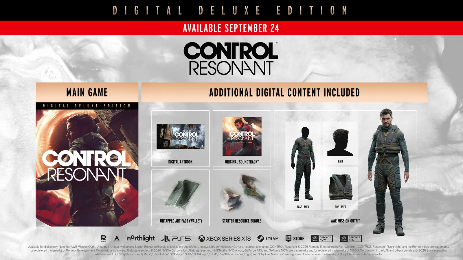 Official Digital Deluxe artwork shows its digital and in-game extras.